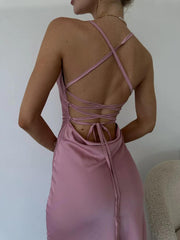 LUSTROUS LUXE SILK BODYCON