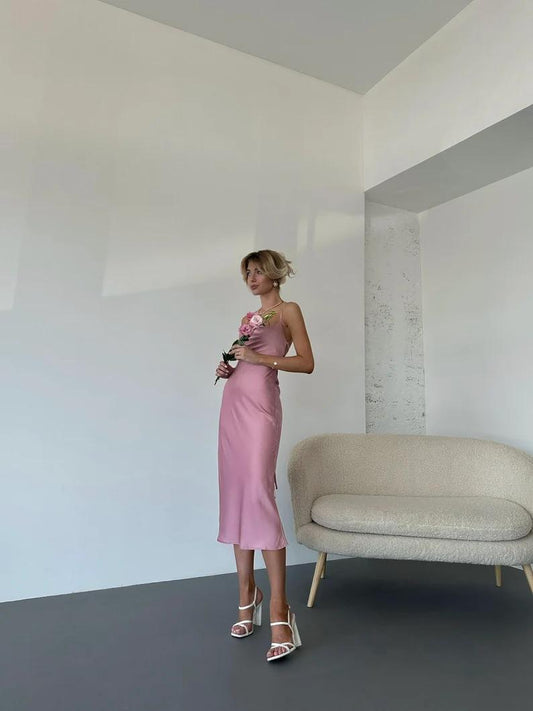 LUSTROUS LUXE SILK BODYCON