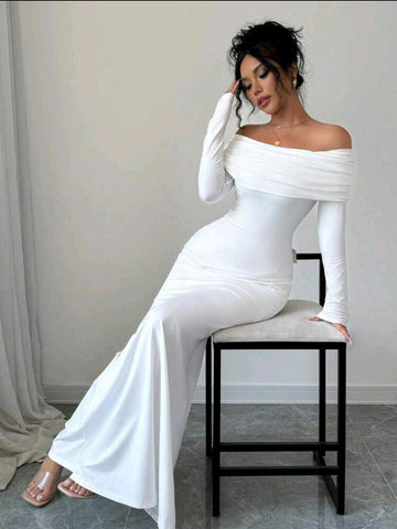 Radiance Off-Shoulder Gown