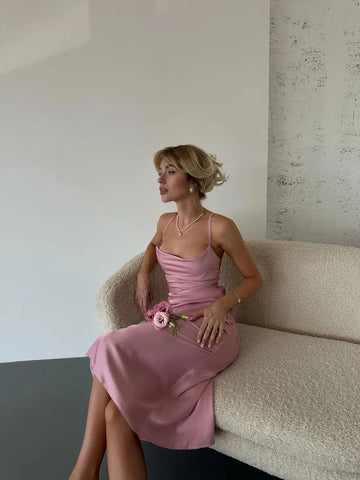 LUSTROUS LUXE SILK BODYCON