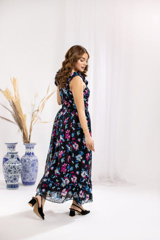 ROZELLA BLACKISH FLORAL